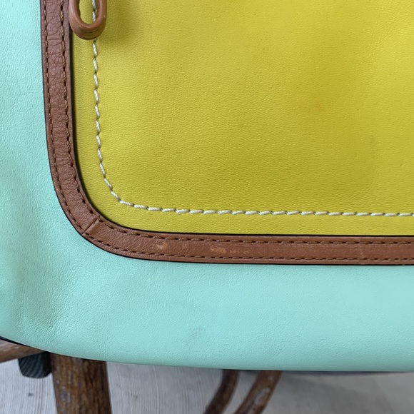 Coach Hallie Candied Aqua Handbag - Picture 4 of 10